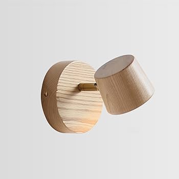 Amazon.co.jp : モダンな木製壁取り付け用燭台、調節可能、LED